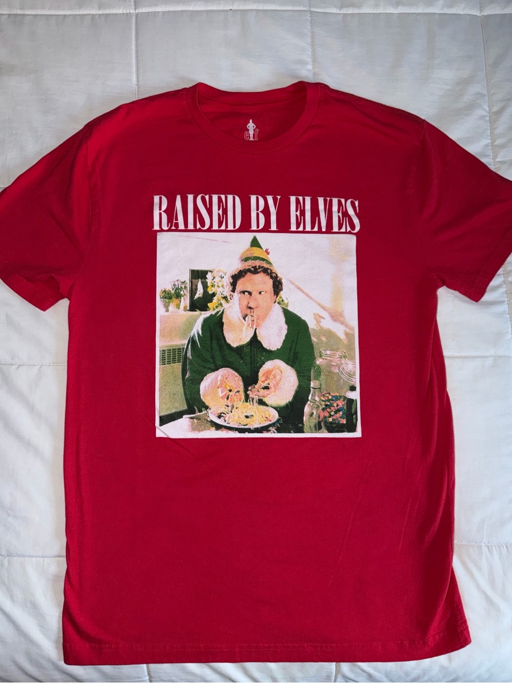 ELF - Raised By Elves Graphic Tee - Red